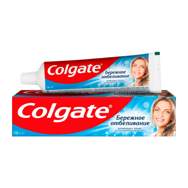 Зубная паста COLGATE Бережное Отбеливание 100мл (1/48)