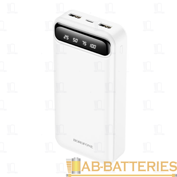 Внешний аккумулятор Borofone BJ14A 20000mAh 2.0A 2USB/Type-C белый (1/31)
