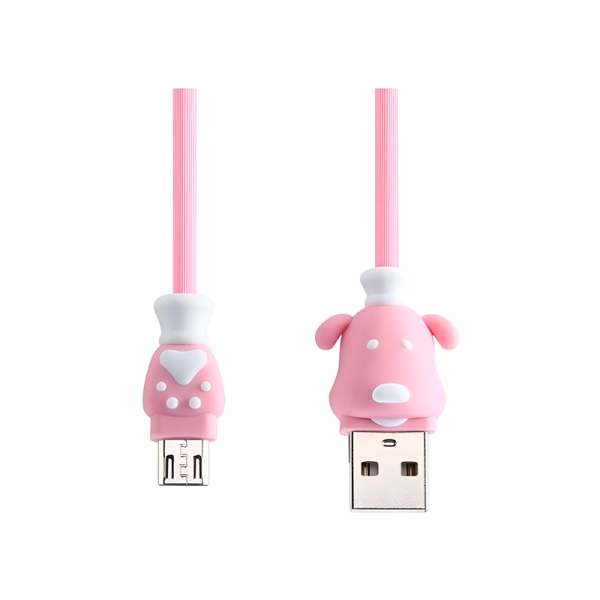 USB кабель REMAX Fortune (Micro) RC-106m Розовый