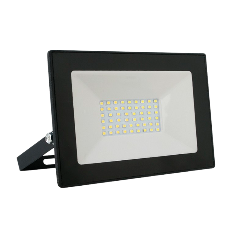 Прожектор светодиодный Ultraflash LFL-5001 50W 230V IP65 6500К холодный черный (1/20)