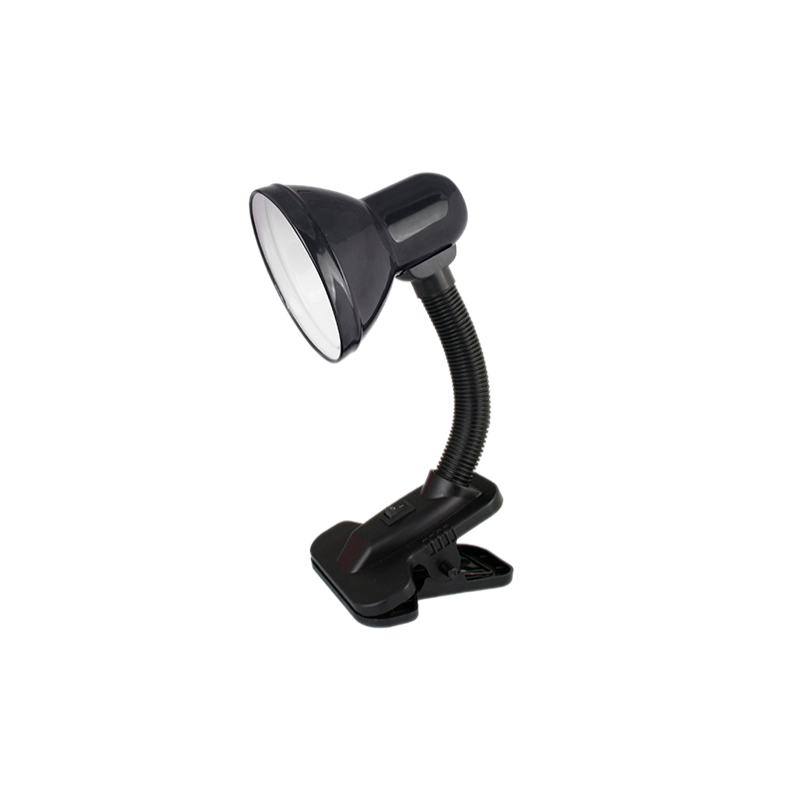 Светильник настольный Ultraflash UF-320P 60W 230V E27 прищепка черный (1/36)