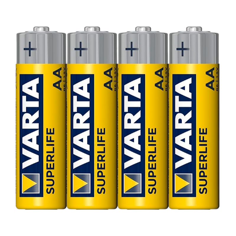 Батарейка Varta SUPERLIFE R6 AA Shrink 4 Heavy Duty 1.5V (2006) (4/60/600)