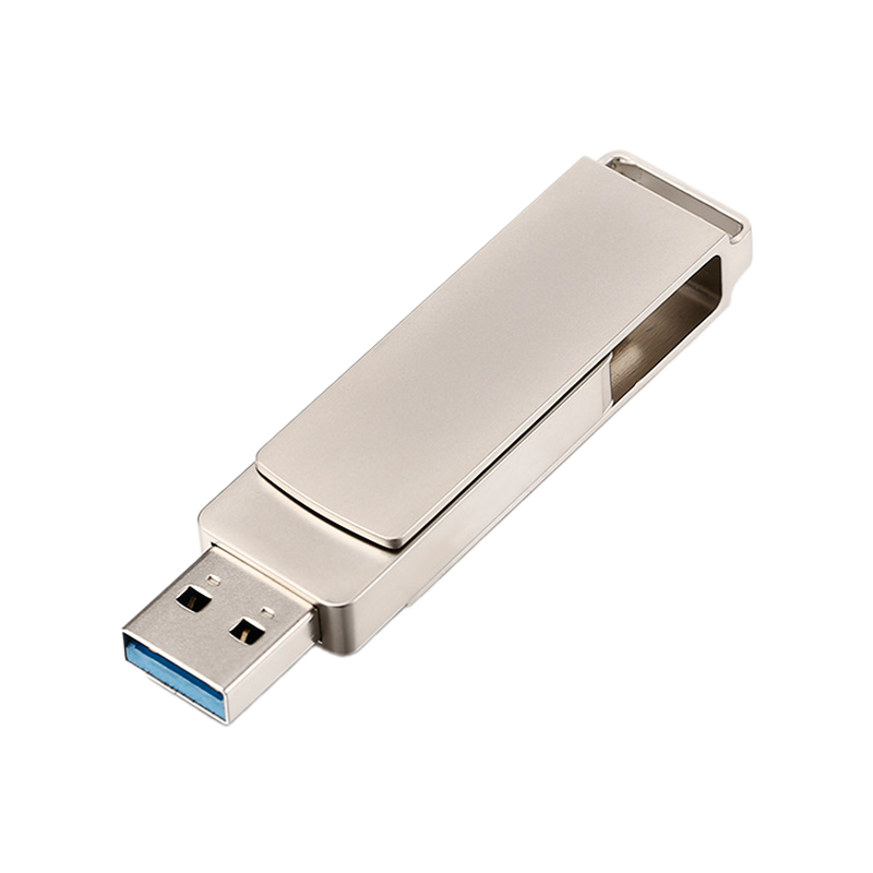 Флеш-накопитель GoPower MODERN 64GB USB3.0 Type-C (m) металл серый (1/500)