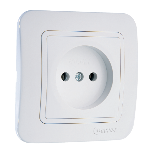 Розетка Makel Lillium 1гн. 16A белый 70022 (1/12)