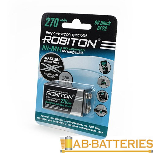 Аккумулятор ROBITON RTU270MH-bulk в упак 22 шт MH270F8 (22/264)