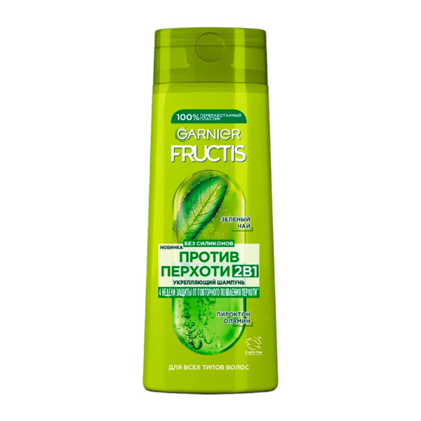 Шампунь Garnier Fructis 250мл Против перхоти 2в1