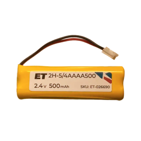 Аккумулятор ET 2H-5/4AAAA500 2.4V, 500mAh, Ni-Mh
