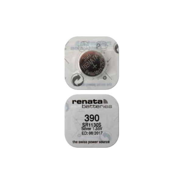 Батарейка Renata 390 (SR1130SW) BL10 Silver Oxide 1.55V (10/100)