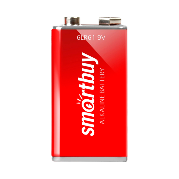Батарейка Smartbuy Крона 6LR61 BL1 Alkaline 9V (1/12/240)