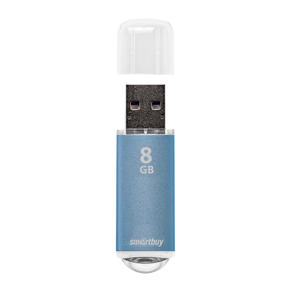 Флеш-накопитель Smartbuy V-Cut 8GB USB2.0 пластик синий