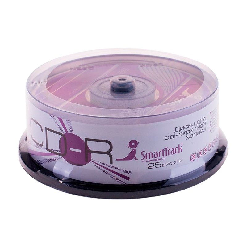 Диск CD-R SmartTrack 700MB 52x 25шт. cake box (25/250)