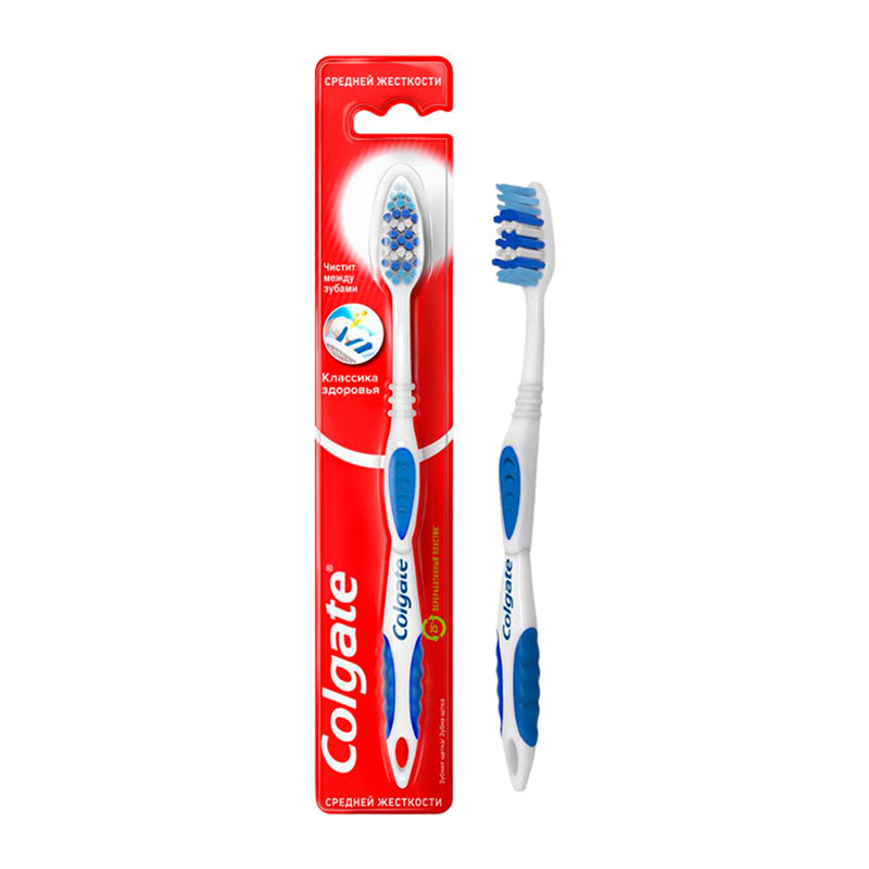 Зубная щетка COLGATE Классика Здоровья средняя (1/72)