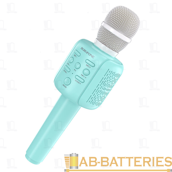 Микрофон Borofone BF1 динамический 72 дБ bluetooth 5.0 microSD голубой (1/30)