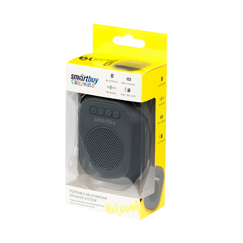 Портативная колонка Smartbuy BLOOM bluetooth 5.0 черный (1/30)