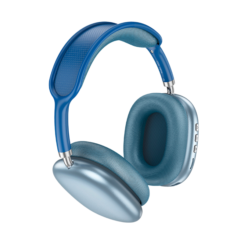 Наушники полноразмерные Borofone BO22 bluetooth 5.3 с микр. синий (1/36)