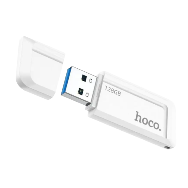 Флеш-накопитель HOCO Wise UD11 128GB USB3.0 пластик белый (1/25)