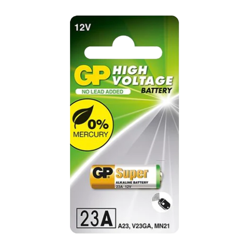 Батарейка GP LR23/V23GA/A23/MN21 BL1 Alkaline 12V (1/20/200) R