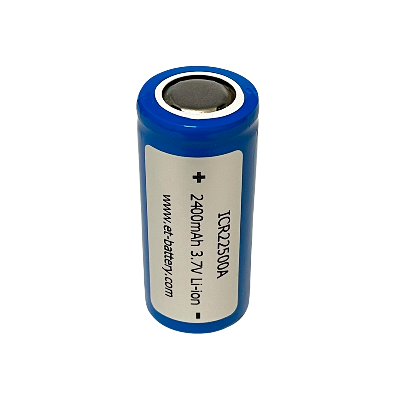 Аккумулятор ET ICR22500A 22.0*50.0, 2400mAh, Li-Ion (1/360)