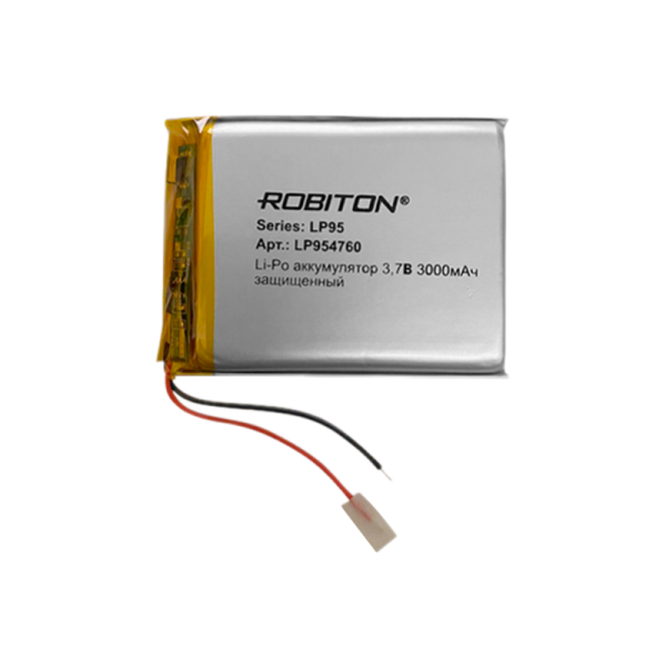 Аккумулятор ROBITON LP956047 3.7В 3000мАч PK1 (1/250)