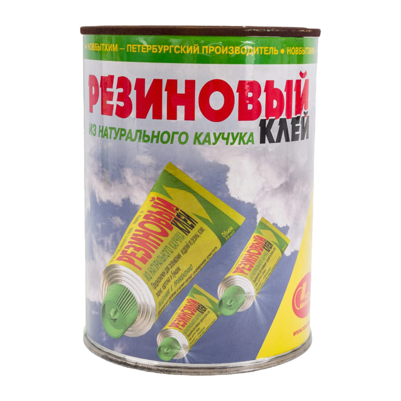Клей Новбытхим Марка А резиновый 1л в банке (1/12)