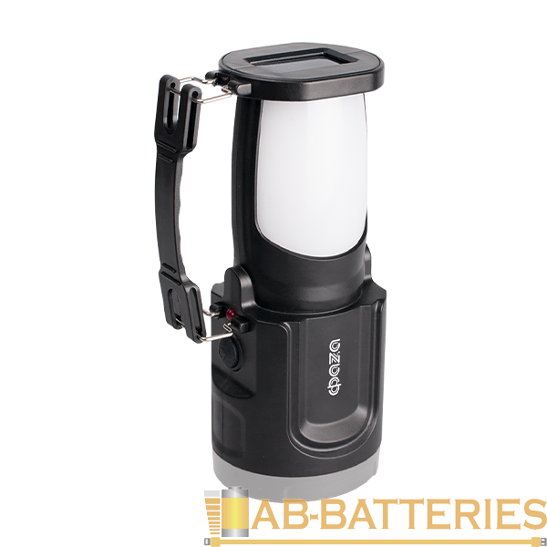 Фонарь туристический Фаzа AccuF8-L1W/L24 1W 1+24LED от аккумулятора черный (1/20/40)