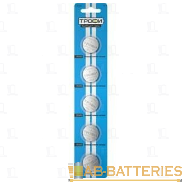 Батарейка Трофи CR2450 BL5 Lithium 3V (5/100/1000)