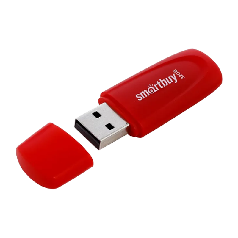 Флеш-накопитель Smartbuy Scout 32GB USB2.0 пластик красный