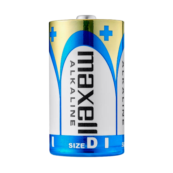 Батарейка Maxell LR20 D BL2 Alkaline 1.5V (2/24/120)
