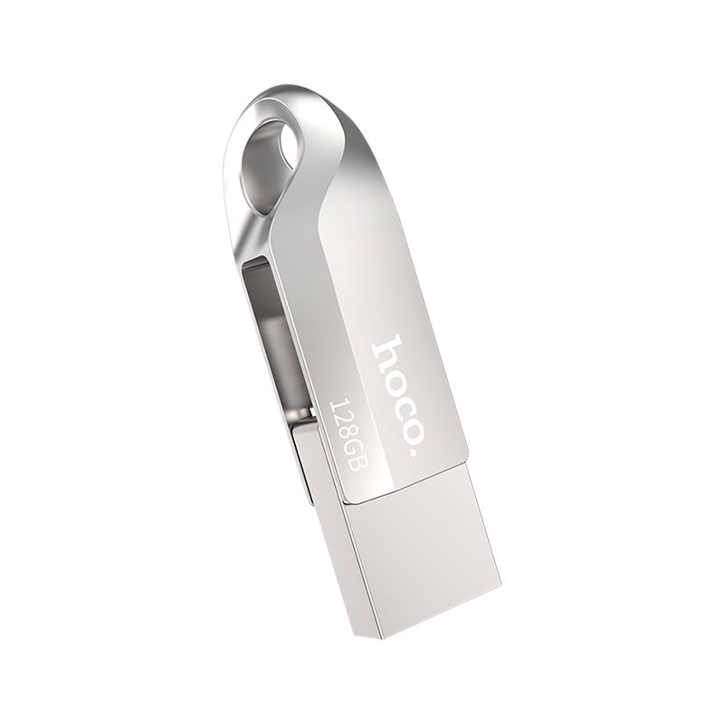 Флеш-накопитель HOCO UD8 128GB USB3.0 Type-C (m) металл серебряный (1/50)