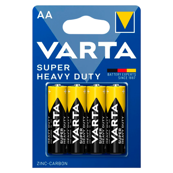 Батарейка Varta SUPERLIFE R6 AA BL4 Heavy Duty 1.5V (2006) (4/48/240)