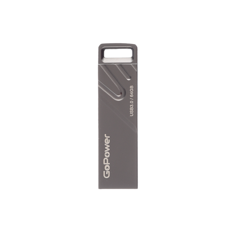 Флеш-накопитель GoPower TITAN 32GB USB3.0 металл черный графит (1/50/1000)