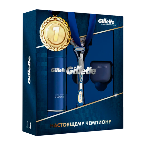 Набор Gillette Mach 3 (ст+1кас+гель75мл) *4* (коробка) 514