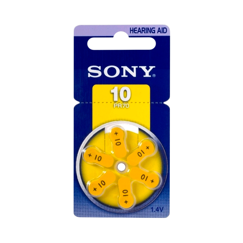Батарейка Sony ZA10 BL6 Zinc Air 1.4V (6/60/300/90000)