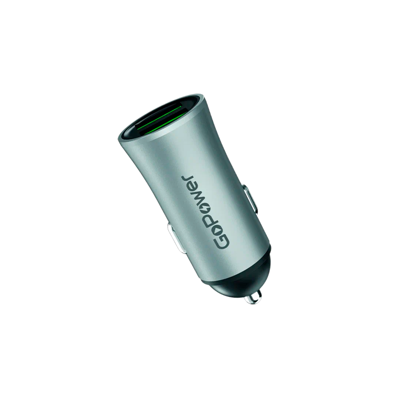 *Автомобильное З/У GoPower GPC07U 2USB серый 