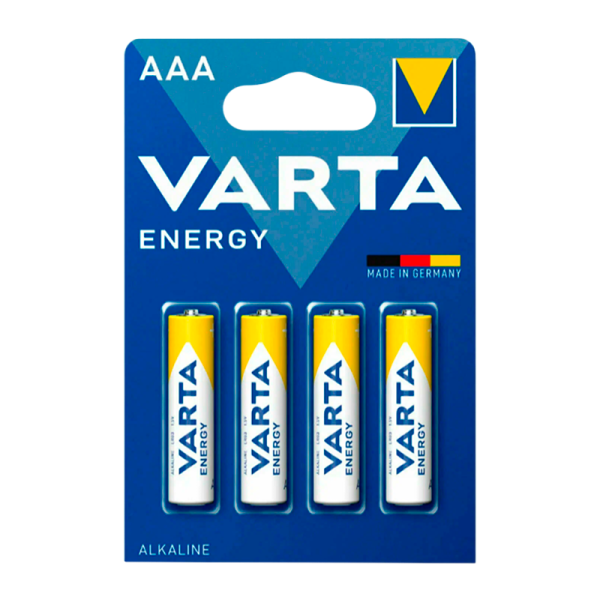 Батарейка Varta ENERGY LR03 AAA BL4 Alkaline 1.5V (4103) (4/40/200)