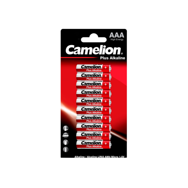 Батарейка Camelion Plus LR03 AAA BL10 Alkaline 1.5V (10/120/720)