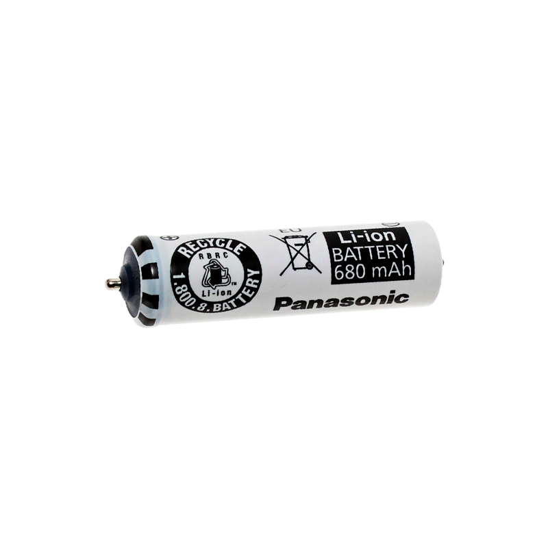 Аккумулятор для эпилятора Panasonic Li-ion AA белый 680мАч 14500 короткий пин