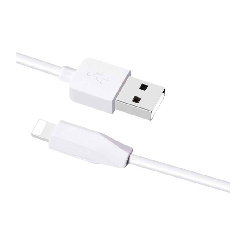 Кабель HOCO X1 USB (m)-Lightning (m) 2.0м 2.4A ПВХ белый (1/30/300)