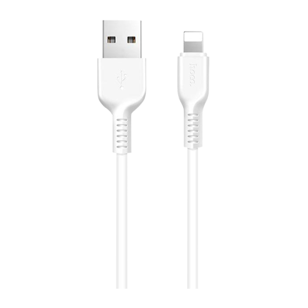 Кабель HOCO X20 USB (m)-Lightning (m) 2.0м 2.0A ПВХ белый (1/30/300)