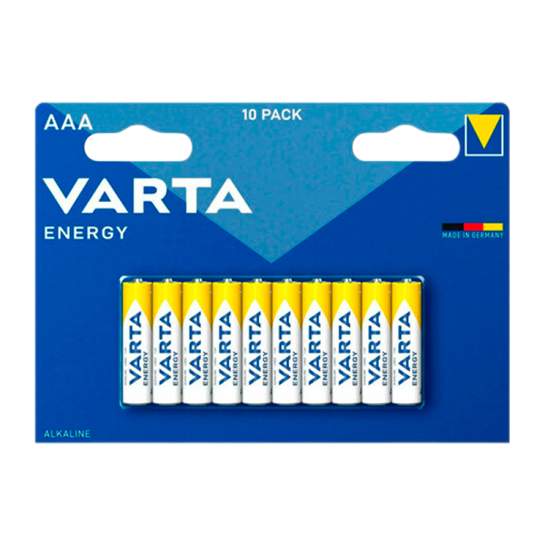 Батарейка Varta ENERGY LR03 AAA BL10 Alkaline 1.5V (4103) (10/200)