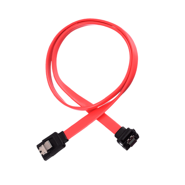 Кабель GoPower SATA (m)-SATA (m) 0.5м силикон ver.3.0 красный Premium Zip-Lock c подвесом (1/250)