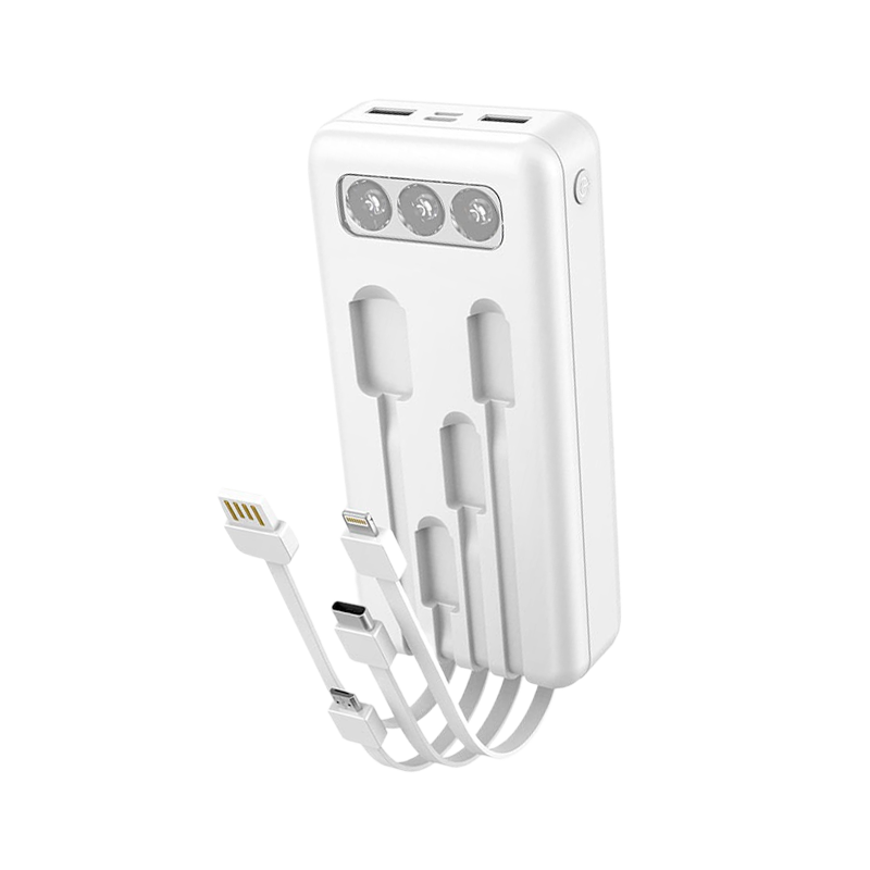 Внешний аккумулятор HOCO J77A 20000mAh дисплей белый