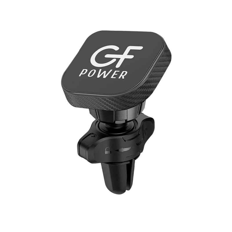 Держатель автомобильный GFPower CH-08 в воздуховод поворотный магнит черный (1/200)