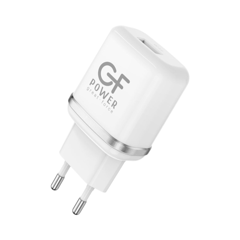 Сетевое З/У GFPower GF22 1USB 3.0A QC3.0 белый (65/260)