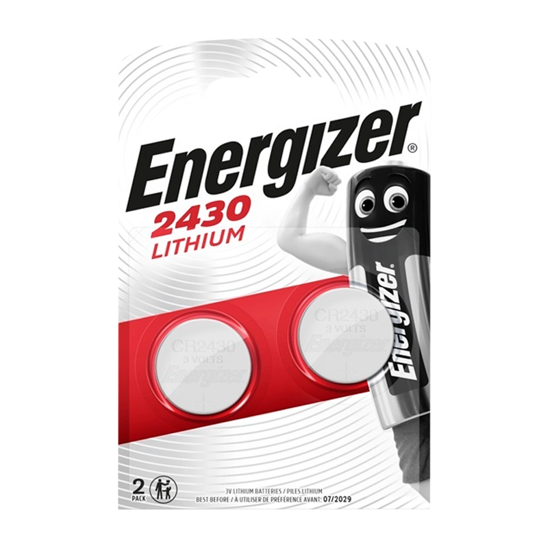Батарейка Energizer CR2430 BL2 Lithium 3V (2/20/280)