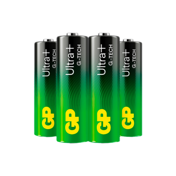 Батарейка GP ULTRA PLUS G-tech LR6 AA BL4 Alkaline 1.5V (4/40/320) R