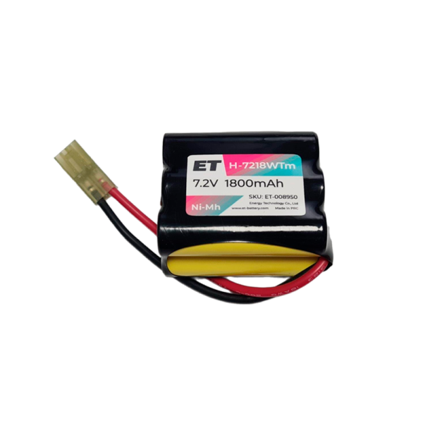 Аккумулятор ET H-7218WTm PK1 для Visonic 7.2В, 1800мАч