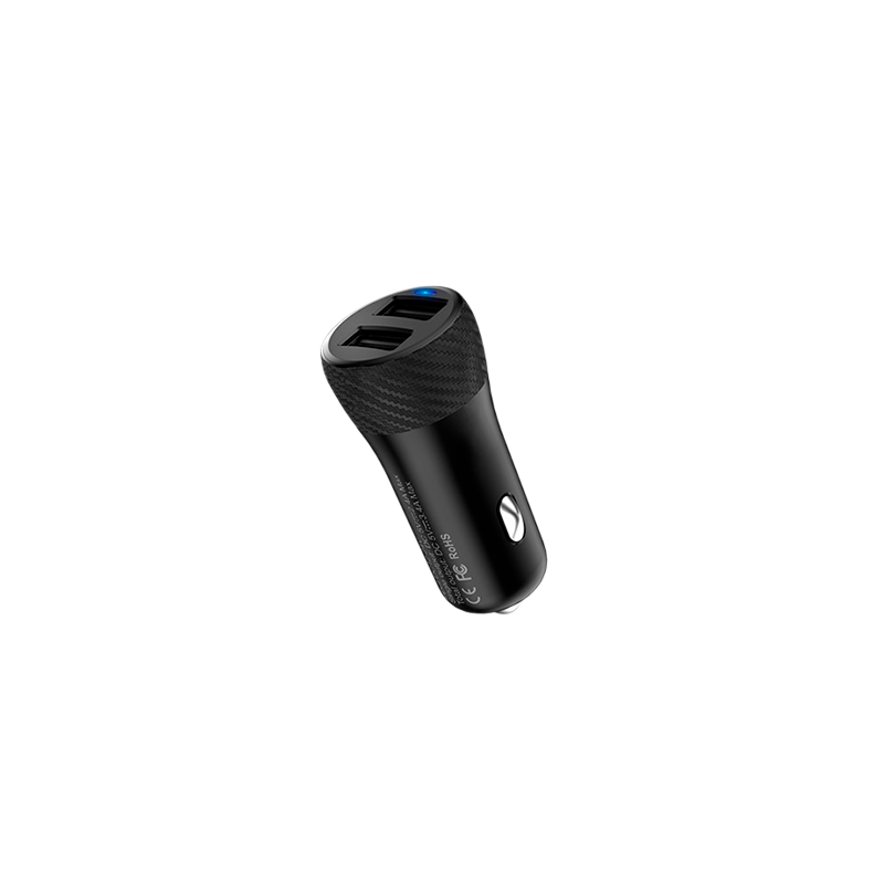 Автомобильное З/У HOCO Z21 2USB 3.4A черный (1/16/96)