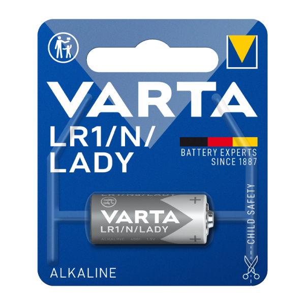 Батарейка Varta ELECTRONICS LR1 N BL1 Alkaline 1.5V (4001) (1/10/100)