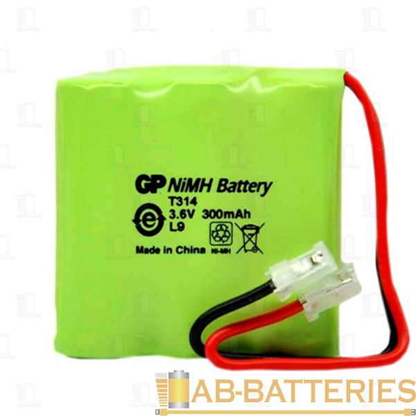 Аккумулятор для радиотелефонов GP T314 BL1 NI-MH 300mAh (1/10/100)
